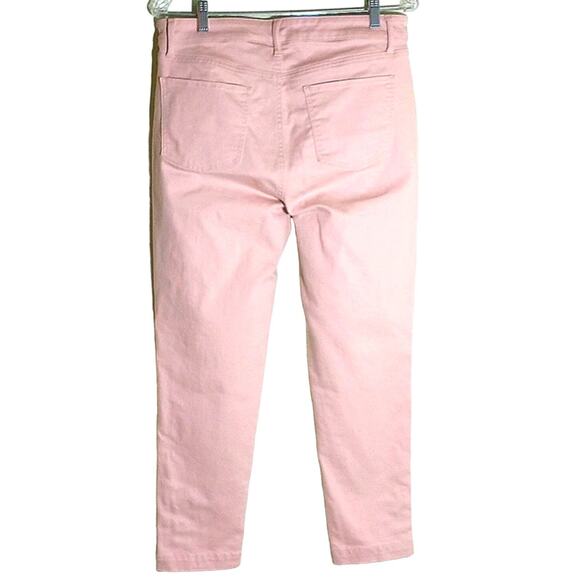 Talbots Flawless Five Pocket Jeans Women's Sz 10 Pink Mid Rise Stretch Cropped - Picture 4 of 12